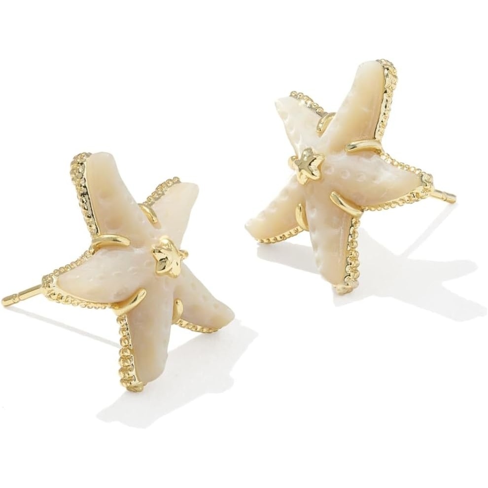 image:imageKendra Scott Parker Starfish Stud Earring Fashion Jewelry for WomenGold Mother of Pearl
