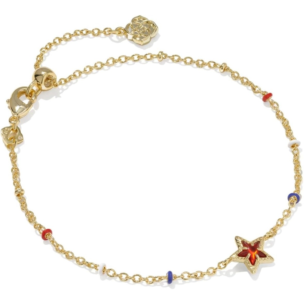 image:imageKendra Scott Mini Cassidy Delicate Bracelet Fashion Jewelry for WomenGold Red Illusion